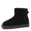 Laarzen Zuzi Brand Winter Men and Women Snow Australia Style Echt lederen enkel waterdichte warme korte schoenen 221124