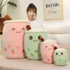 Real Life Bubble Tea Cuddle Filled Food Milk Tea Soft Pop Boba Fruit Tea Cup Pillow LDren Toy Birthday Present J220729