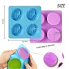 Sun & Moon Face Silicone Soap Mold Handmade Bath Bomb Candle Pudding Jelly Cake Wax Resin Crafts Soap Making Supplies MJ1171