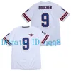 American College Football Wear 9 Bobby Boucher Jersey The Water Boy Film Hommes Football Jersey Haute Qualité 100% Cousu Noir S-3XL