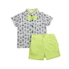 Комплекты одежды 2-6 лет для мальчиков летние наряды 2 часа повседневная модная милая принцип с коротки