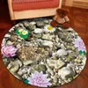 Tapis Nodic 3D plante garçons chambre tapis rond salon chambre décor à la maison tapis enfants enfants doux aire de jeu chaise tapis