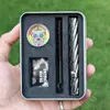 NIEUW GLAS One Hitter Bat Set Rook -accessoires 4 inch dikke Pyrex Tips Spiral Steamroller Filter OG Buis Glaspijp Dogout met molen