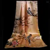 Schals 16mm Seidenschal Frauen doppelseitig bedrucktes Doppelschicht Frühling Herbst Winter langes Schalgeschenk 180-55 cm