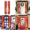 Kerstdecoraties Kerstdecoraties Creative Curtain Deur Decoratie Home Merry Jaar hoogwaardige Christmas Drop Delivery Gar DHPG5