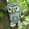 20Cm Beautiful Simulation Owl Hugs Kawaii Lifelike Bird Dolls Stuffed Soft Animal Toys Room Decor Birthday Gift For Kids J220729