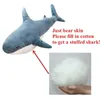 Giant Simulation Russia Shark Skin Pillows Shark Plush Fish Pillow Toy Lifelike Sussen Soft Animal Kids Baby Toy ld Gift J220729
