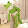 1PC 406585cm Kawaii Frog Flush Toy Soft Cartoon Frog Panda Cuddle Doll Ldren Sleepy Toys for Ldren Birthday Gifter J220729