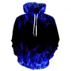 Men's Hoodies Colorful 3d Sweatshirt Men And Women Hooded Loose Autumn Winter Coat Street Clothing European Size Jacket