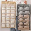 Borse portaoggetti Intimo in tessuto non tessuto Appeso Organizer per la casa Tasche Griglia Mutandine Reggiseno Calzini Contenitori Forniture per dormitorio