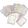 Söt transparent 3-ring Mini Loose-Leaf Hand Notebook Planner Organizer Binder Journal Diary Note Kawaii School Supplies210a