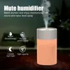 Umidificatori portatili da 260 ml Mini diffusore di olio aromatico USB spruzzatore di nebbia fredda con luce notturna morbida colorata per purificatore auto domestico