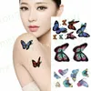 Temporary Tattoos Waterproof Tattoo Sticker 3D Butterfly Fake Tatto Flash Snake Feather Tatoo Body Art RoseTatouage for Girl Women Men 221124