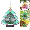 Christmas Decorations Christmas Decorations Tree Wind Chime Pendant 3D Stainless Steel Spinner Personalized Ind Hanging Ornamentchri Dhd1Q