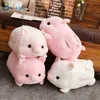 Huge Size Animal Toys Cartoon Pink Pig Plush Toy Fat Pig Cushion Soft Cushion Hand Warmer nese Zodiac Pig Doll for ldren Girl J220729