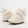İlk Yürüyüşçüler Bebek Çoraplar Kış Erkek Kız Kökuş Kuşkusuz yumuşak yürümeye başlayan ayakkabılar antislip sıcak doğumlu bebek beşik moccasin 221125