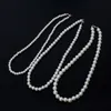 White Beaded Choker Natural Pearl Necklaces Elegant Collar Wedding Jewelry