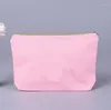 Storage Bags 100Pcs Large Stand UP Canvas Zipper Pencil Cases Pen Pouch Cotton Cosmetic Bag Makeup Mobile Phone Clutch Organizer SN