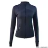 Lulus Yoga sweat nouvelle définition Double face mat costume veste femme coupe ajustée sport haute élastique Fitness Women258s