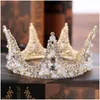 Tiaras 2021 Neue schöne Prinzessinnen-Kopfbedeckung Schicke Braut-Tiaras-Accessoires Atemberaubende Kristalle Perlen Hochzeit und Kronen 12114 D Dhgarden Dhzlh