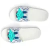 DIY para fornecer sapatos Aceite fotos de personalização personalizadas Sandálias Slide oauihas Men feminino Ização confortável