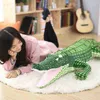 Géant 105165Cm Câlin Animal Reallife Alligator Cuddle Simulation Crocodile Poupées Kawaii Coussin Ceative Pour ldren Cadeaux De Noël J220729