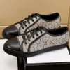 Luxur Designer Men's Leisure Sports Shoes Fabrics med duk och l￤der En m￤ngd bekv￤mt material MKJKKK000002 ASDDADASDASDASWW