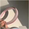 Other Fashion Accessories Accessories Thickened Sponge High Skl Top Hair Hoop Korean Girl Makaron Satin Color Head Spring Ne Dhgarden Dhu7M