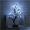 Autres fournitures de fête festives Fournitures de fête LED Fleur de prunier Lumière étanche 48 têtes Veilleuses Romantique Nouveauté Noël Wedd DHJ38