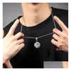 Colliers Pendentif Hip Hopthree Nsional Rose Pendentif Colliers Pour Hommes Femmes Designer De Luxe Hommes Bling Diamant Chaîne En Or Collier J Dheqc