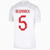 Maillot de football de l'équipe nationale de Pologne Coupe du monde 2022 2023 LEWANDOWSKI MILIK KIWIOR CASH ZIELINSKI SZYMANSKI BIELIK GROSICKI SWIDERSKI BEDNAREK Kits de maillots de football