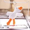 15 cm schattige grote witte gans hanger knuffel pluche knuffelige dierenzak popsleutelhanger voor meisjes cadeau bruiloft feest decor j220729