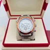 Chronograph AAAAA MEN MENS Titta på full rostfritt stål Sapphire Super Luminous Watches 3atm vattentäta mode -armbandsur Montre de Luxe av Watcees510 2 9SDK