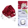 Fleurs décoratives vente mariée demoiselle d'honneur poignet fleur perle ruban Rose à la main élastique Bracelet dames bracelet fête fournitures SW056