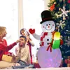 Рождественские украшения 1,5 м Гигантский надувной снеговик светил светящийся 1,8 м Навидад Разумный Санта -Клаус Год Рождества 221123