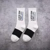 Chaussettes pour hommes Punk lettre pour hommes femmes amoureux respirant confortable coton équipe de sport mode mâle livraison directe en gros