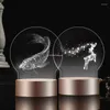 Party Decoration 10st/Set Clear Acrylic Sheet Tom To LED Light Base Sign DIY Display Project Handmade Craft Gravering Decorative