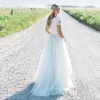 Vestido Boho Wedding Dress Lange Jurken Robe Longue Robe de Soiree Simple Robe de Soiree Bride Lace Dresses kl￤nningar