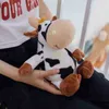 1Pc 20Cm Cute Milk Cow Plush Toy Beautiful Stuffed Soft Animal Vee Plush Doll Kawaii Pillow For Baby finger Sussen Gifts J220729