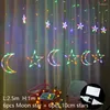 Strings Christmas Fairy Led String Lights Curtains Lamp Decoraties voor Home Room Holiday Lighting Garland Garden Outdoor Indoor Decor