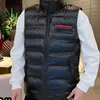 Gilet da uomo invernale con lettere Giacca senza maniche Parka Cappotti Outwear Giacche gonfie spesse Cappotto nero M-5XL