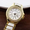 Zegarki kieszonkowe luksusowe kryształowy złoty srebrny fob zegarek analogowy klipsy wisząca elegancka kwarcowa moda