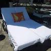 Stuhlhussen Mikrofaser-Strandbezug Schnelltrocknendes Badetuch für Seaside Lounger Mate Erwachsene mit Taschen