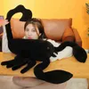 Huge Size Lifelike Black Scorpio Creative Plush Toys Simulation Pet Animal Creative Dolls Hugs For Christmas Birthday J220729