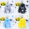 Poupées en peluche Lapin Pendentif Installer Lapin Mort Bijoux Jouet Sac Accessoires Porte-clés Voiture Bébé ornements 14 cm 221125