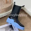 Fashion Boots Shoes Band Chelsea Platform Boots Triple Black Ebony Kiwi Seasalt Blue Grass Purple Pink ClearSole Red Wit Tangerine Blaster Acid Men Women Booties