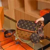 2022 Tops Qualität Ledertasche Damen Luxus Designer Mode Brief Schulter Hohe Messenger Handtasche Outdoor High-End Single Diagonal Cross Bags
