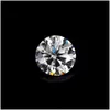 느슨한 보석 3.0mm10mm 느슨한 느슨한 Moissanite 석재 근처 흰색 D 색상 라운드 컷 우수한 등급 VV 배달 보석 DHGARDEN DHKRF