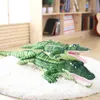 Giant 105165cm Cuddly Animal Real Life Alligator Cuddle Simulation Crocodile Dolls Kawaii Ceativive Cushion for LDREN XMAS Gifts J220729