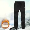 Męskie spodnie męskie zimowe super ciepłe męskie gęstość polaru joggera spodnie termiczne spusty dresowe dres śluzowy elastyczna talia aksamit l-8xl